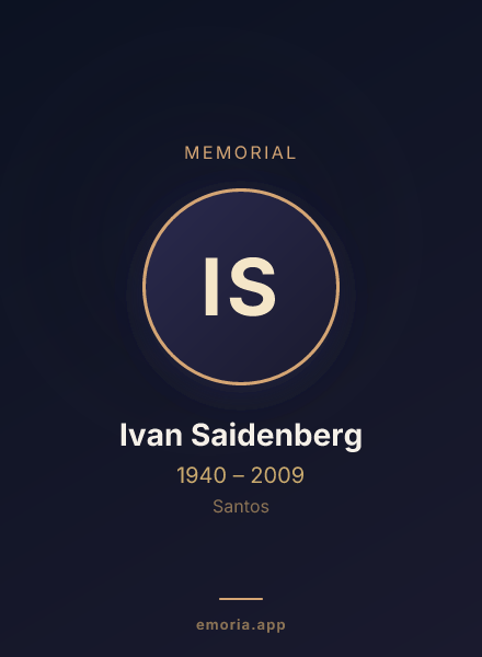 Memorial portrait of Ivan Saidenberg
