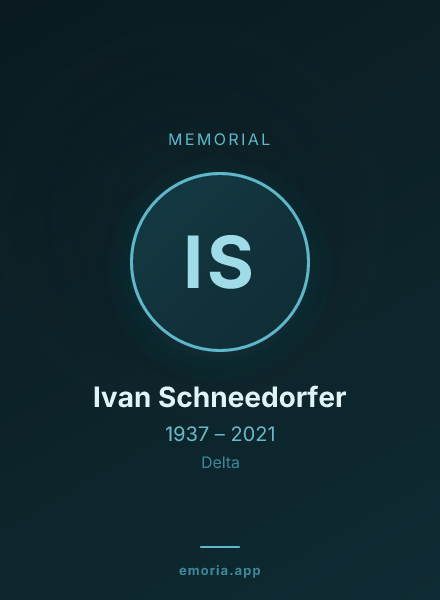 Memorial portrait of Ivan Schneedorfer