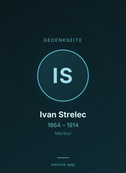 Gedenkportrait von Ivan Strelec