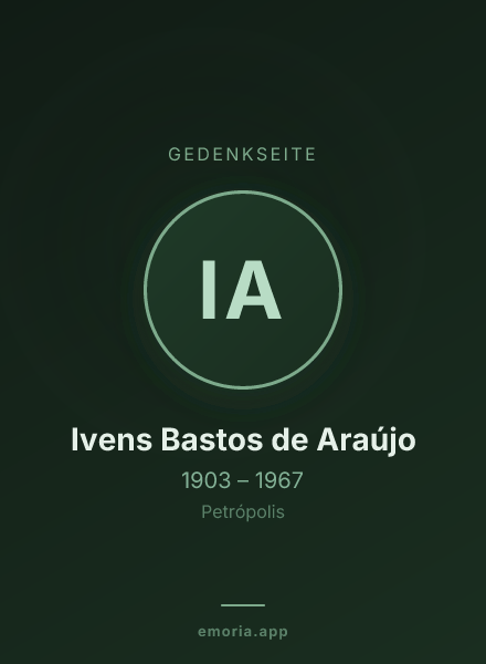 Gedenkportrait von Ivens Bastos de Araújo