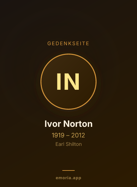 Gedenkportrait von Ivor Norton