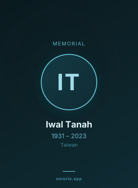 Memorial portrait of Iwal Tanah