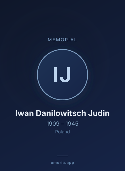 Memorial portrait of Iwan Danilowitsch Judin