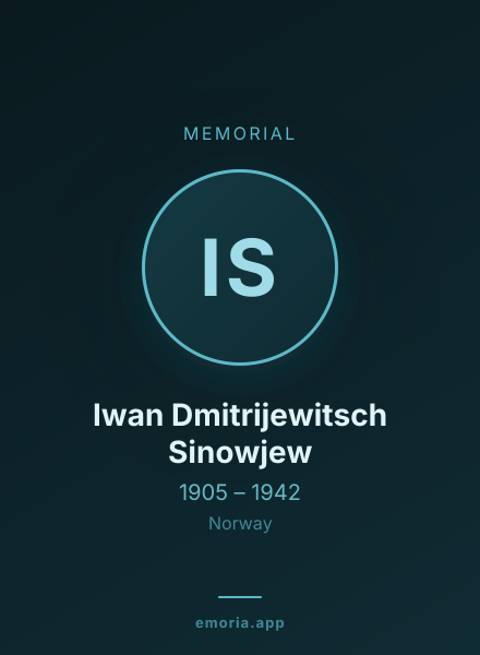 Memorial portrait of Iwan Dmitrijewitsch Sinowjew