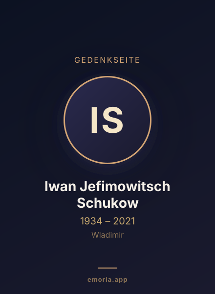 Gedenkportrait von Iwan Jefimowitsch Schukow