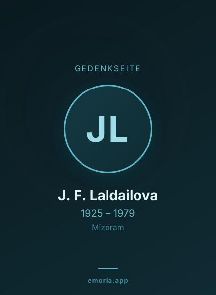 Gedenkportrait von J. F. Laldailova