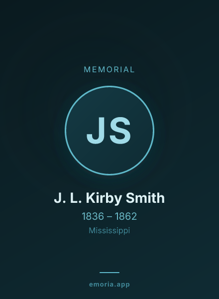 Memorial portrait of J. L. Kirby Smith