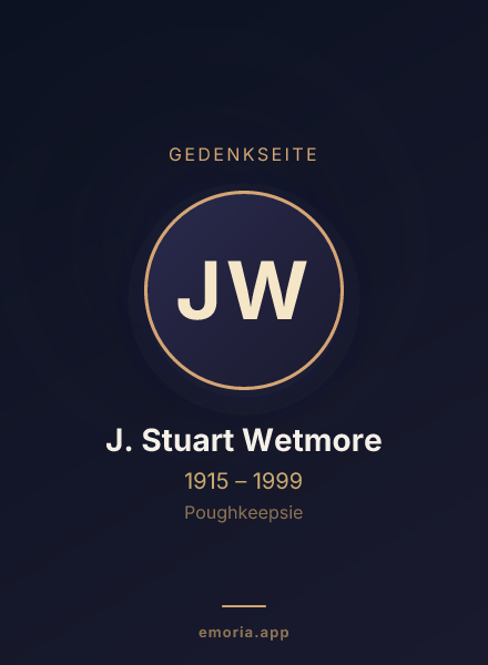 Gedenkportrait von J. Stuart Wetmore