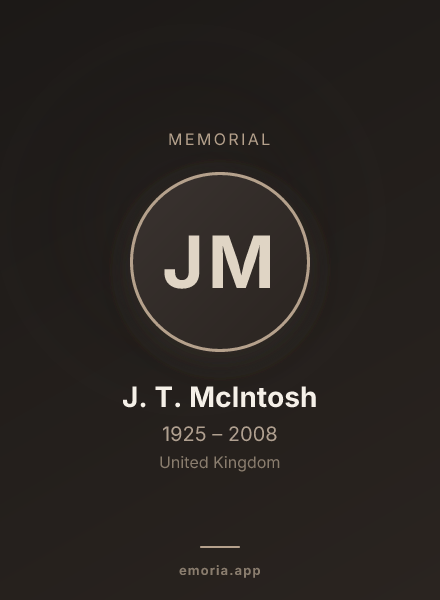 Memorial portrait of J. T. McIntosh
