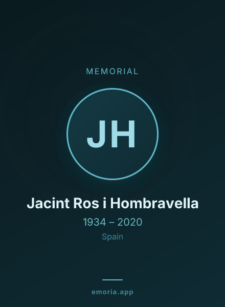 Memorial portrait of Jacint Ros i Hombravella