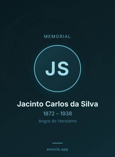 Memorial portrait of Jacinto Carlos da Silva