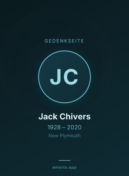 Gedenkportrait von Jack Chivers