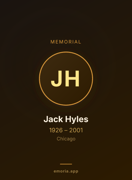 Memorial portrait of Jack Hyles