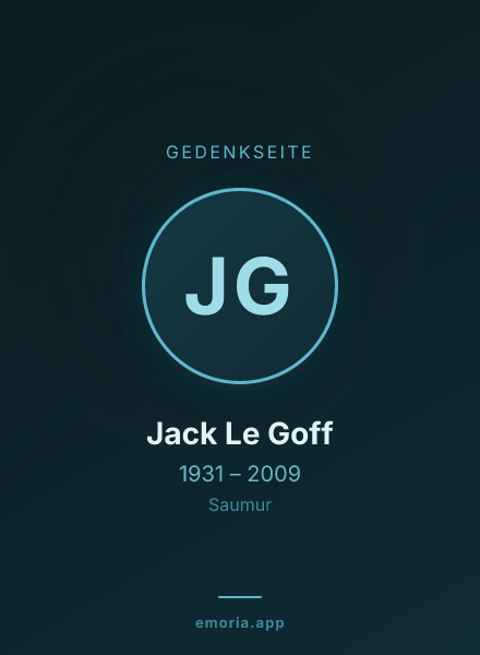 Gedenkportrait von Jack Le Goff