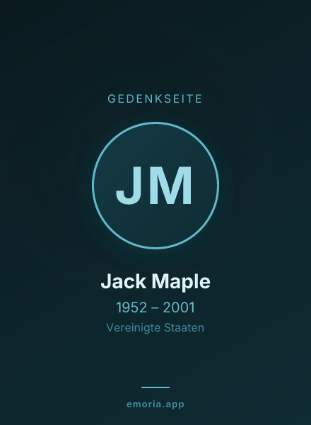 Gedenkportrait von Jack Maple