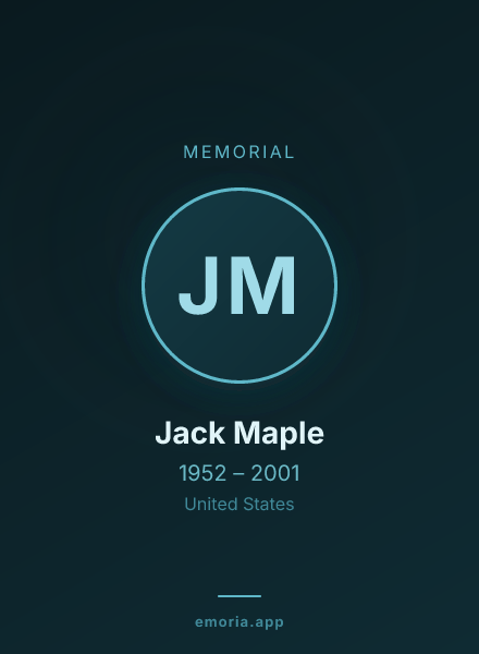 Memorial portrait of Jack Maple