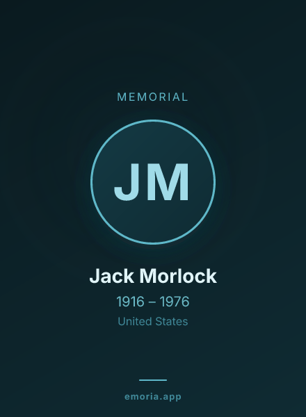 Memorial portrait of Jack Morlock