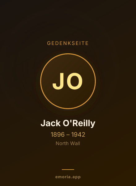 Gedenkportrait von Jack O'Reilly
