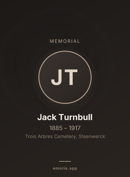 Memorial portrait of Jack Turnbull
