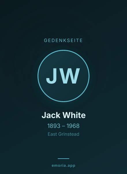 Gedenkportrait von Jack White