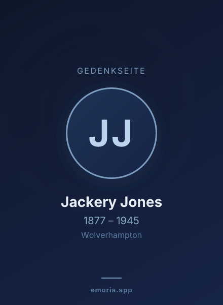 Gedenkportrait von Jackery Jones