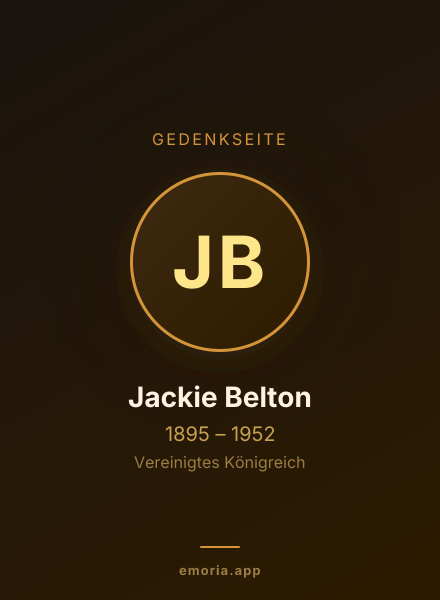 Gedenkportrait von Jackie Belton