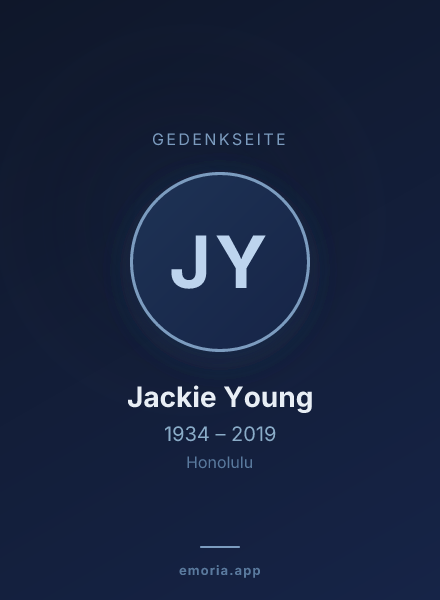 Gedenkportrait von Jackie Young