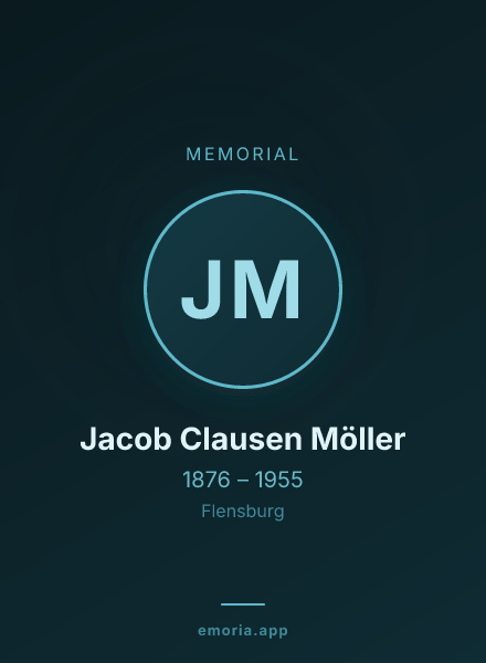 Memorial portrait of Jacob Clausen Möller