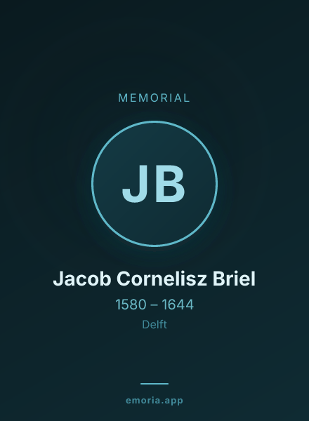 Memorial portrait of Jacob Cornelisz Briel