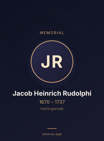 Memorial portrait of Jacob Heinrich Rudolphi