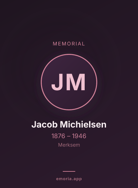 Memorial portrait of Jacob Michielsen