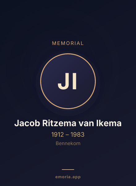 Memorial portrait of Jacob Ritzema van Ikema