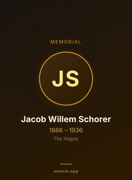 Memorial portrait of Jacob Willem Schorer