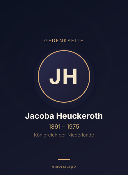 Gedenkportrait von Jacoba Heuckeroth