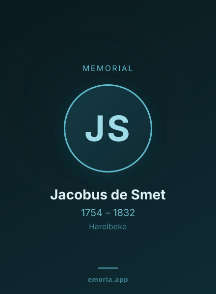 Memorial portrait of Jacobus de Smet