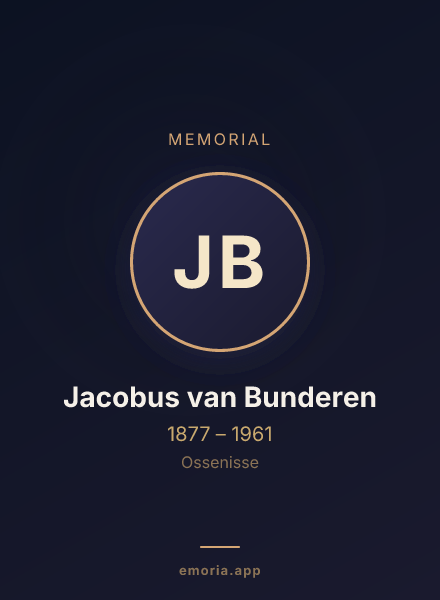 Memorial portrait of Jacobus van Bunderen
