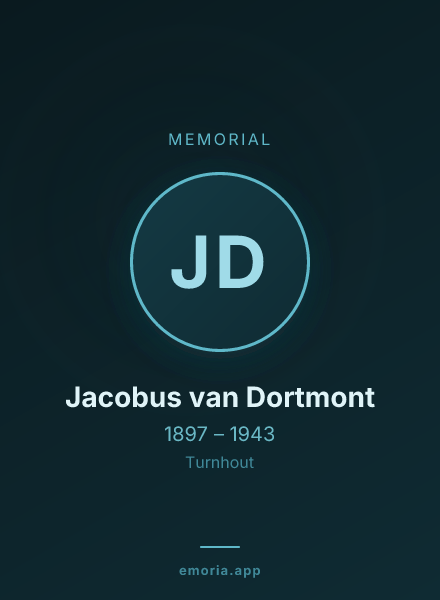 Memorial portrait of Jacobus van Dortmont