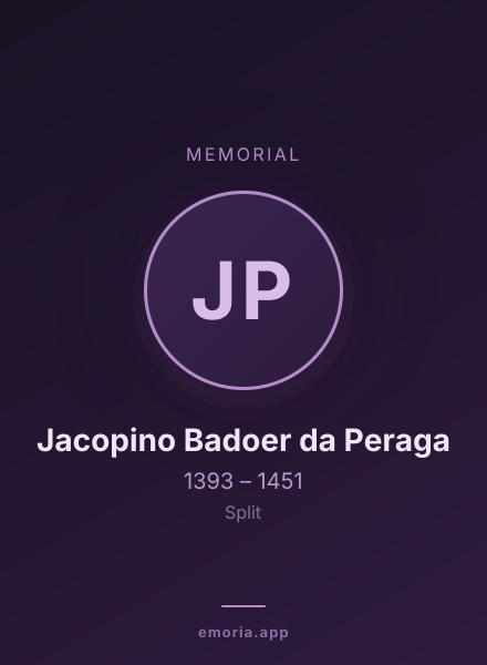Memorial portrait of Jacopino Badoer da Peraga