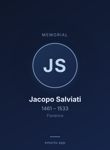 Memorial portrait of Jacopo Salviati