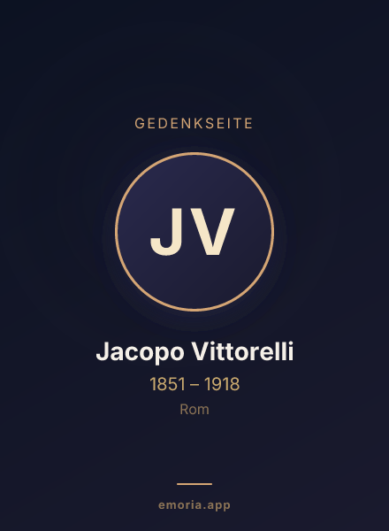 Gedenkportrait von Jacopo Vittorelli