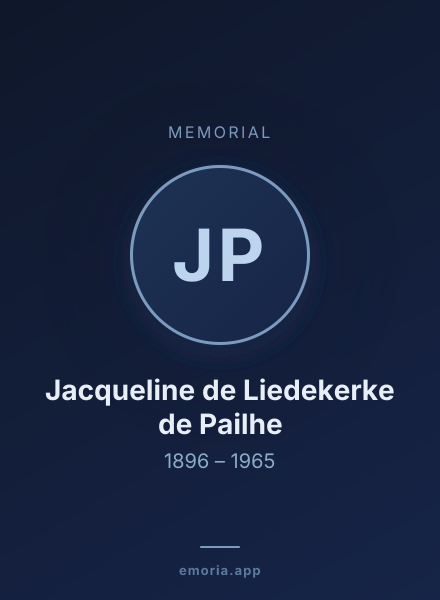 Memorial portrait of Jacqueline de Liedekerke de Pailhe