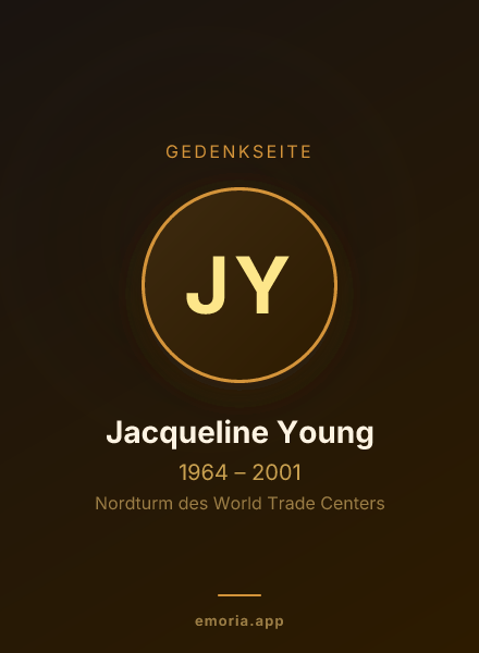 Gedenkportrait von Jacqueline Young