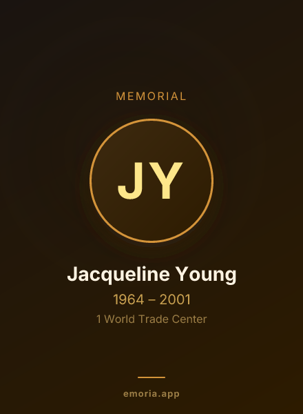 Memorial portrait of Jacqueline Young