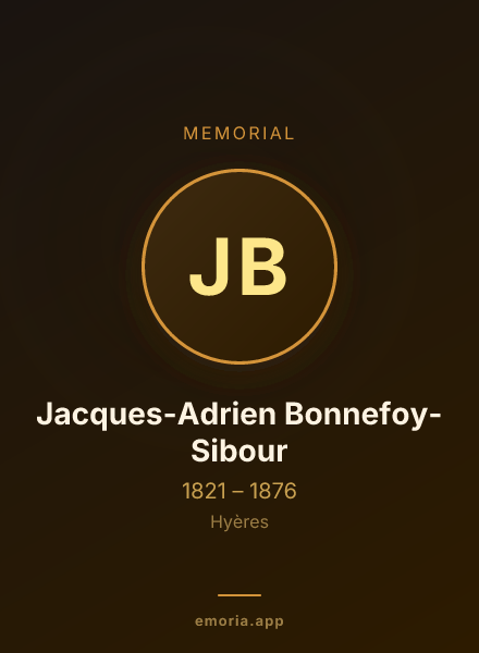 Memorial portrait of Jacques-Adrien Bonnefoy-Sibour