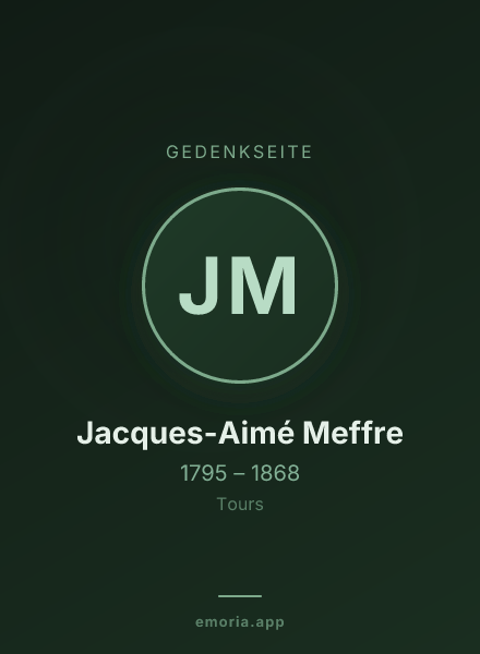 Gedenkportrait von Jacques-Aimé Meffre