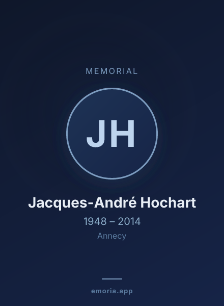 Memorial portrait of Jacques-André Hochart