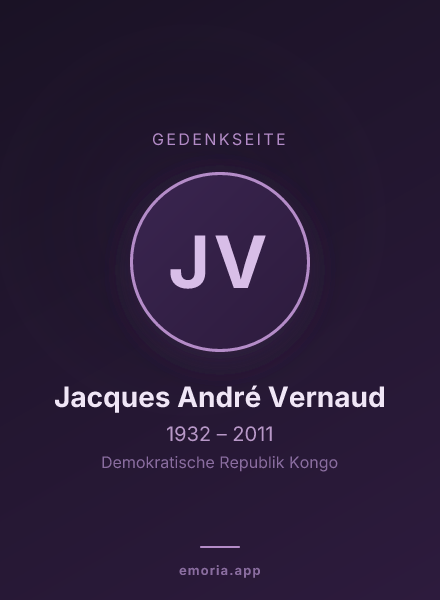 Gedenkportrait von Jacques André Vernaud