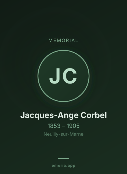 Memorial portrait of Jacques-Ange Corbel