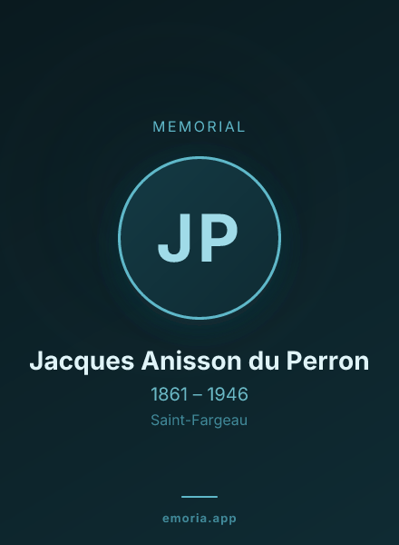 Memorial portrait of Jacques Anisson du Perron