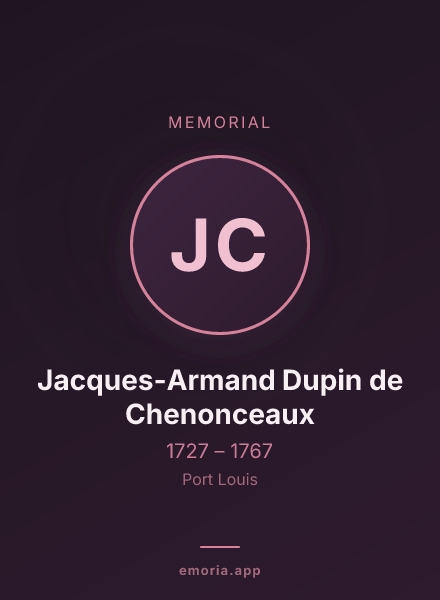 Memorial portrait of Jacques-Armand Dupin de Chenonceaux